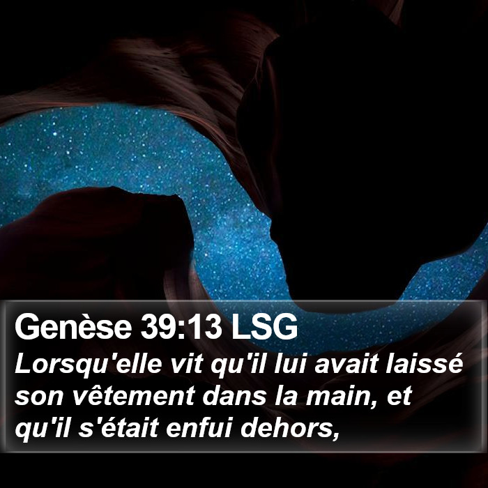 Genèse 39:13 LSG Bible Study