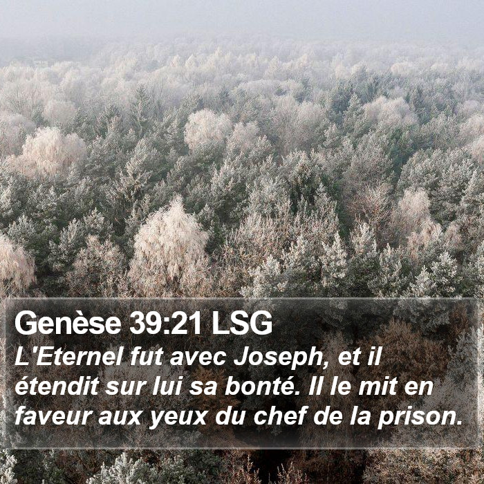 Genèse 39:21 LSG Bible Study