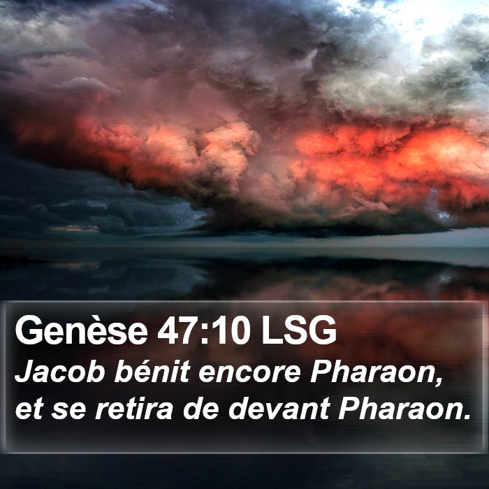 Genèse 47:10 LSG Bible Study