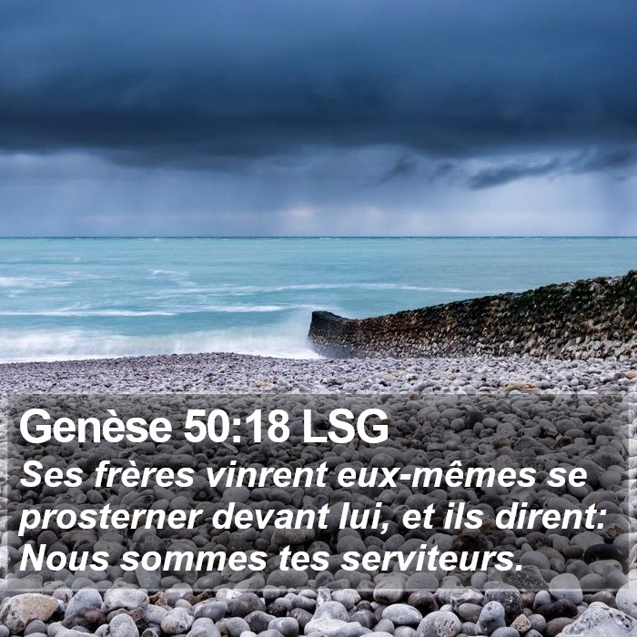 Genèse 50:18 LSG Bible Study