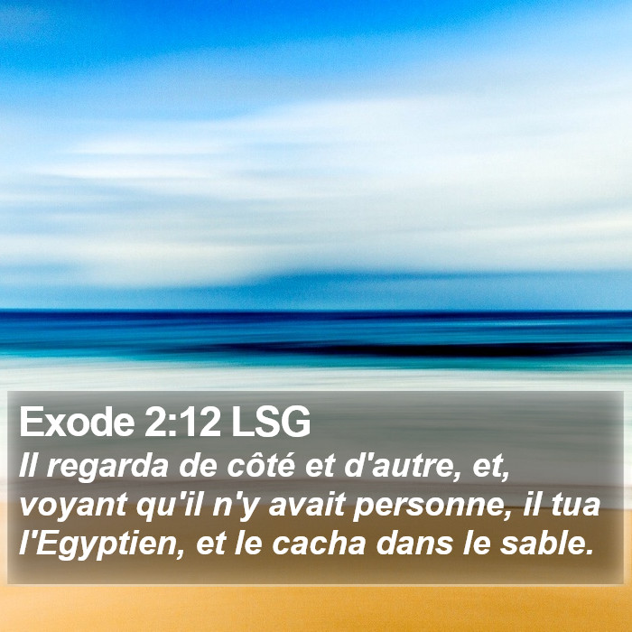 Exode 2:12 LSG Bible Study