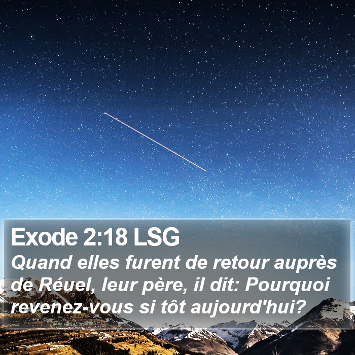 Exode 2:18 LSG Bible Study