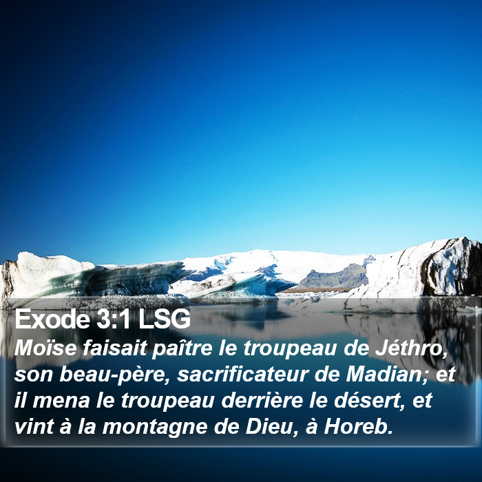 Exode 3:1 LSG Bible Study