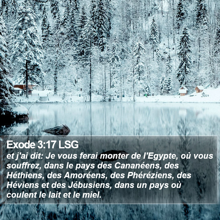 Exode 3:17 LSG Bible Study