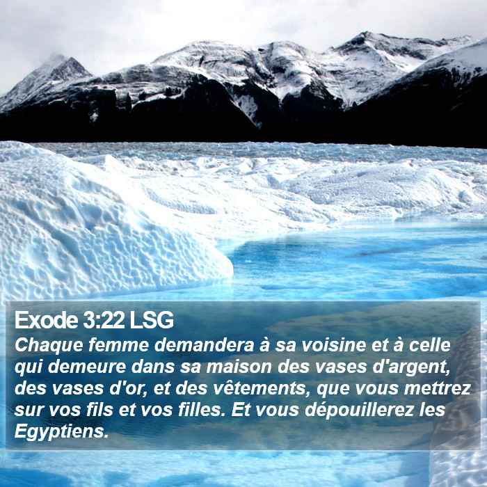 Exode 3:22 LSG Bible Study