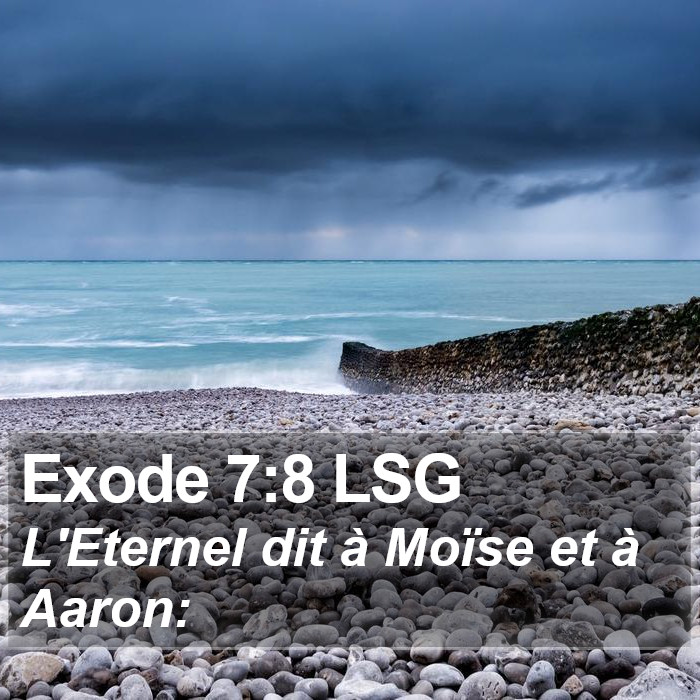 Exode 7:8 LSG Bible Study