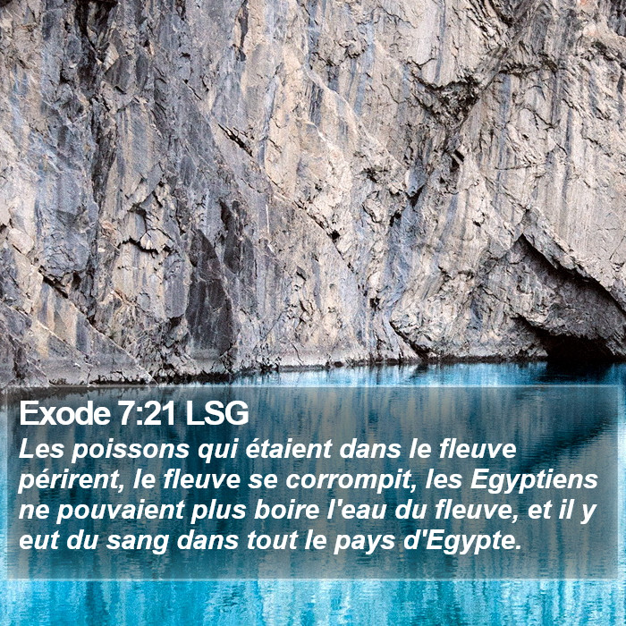 Exode 7:21 LSG Bible Study