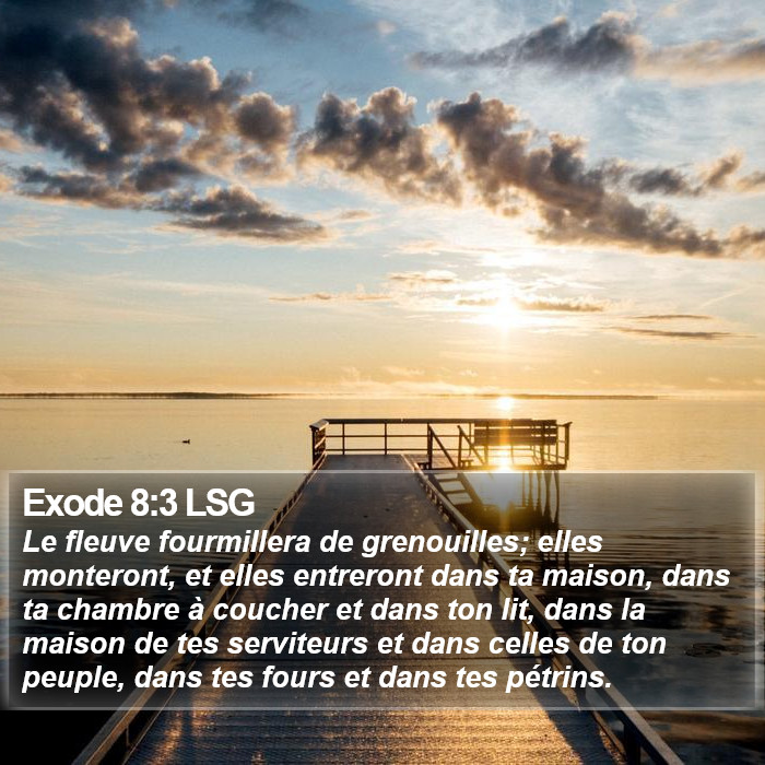 Exode 8:3 LSG Bible Study