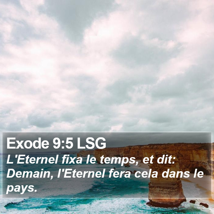 Exode 9:5 LSG Bible Study