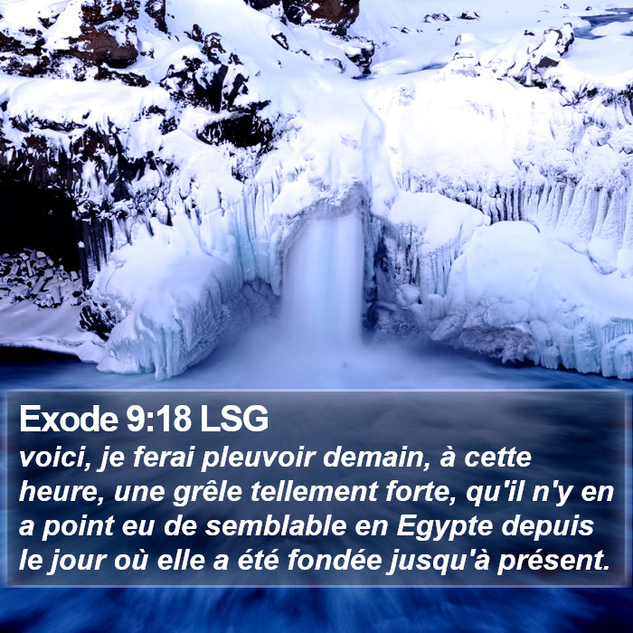 Exode 9:18 LSG Bible Study