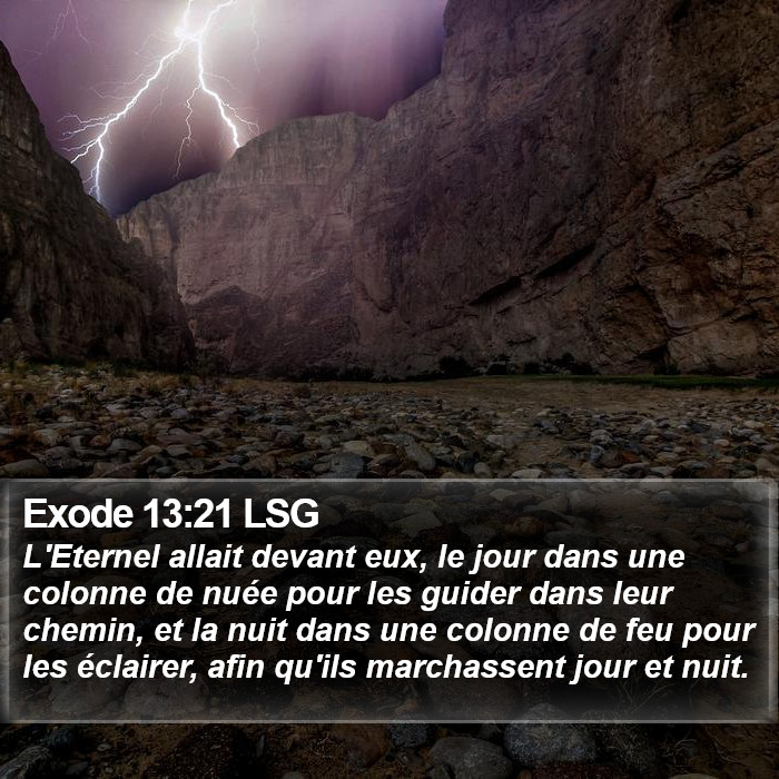 Exode 13:21 LSG Bible Study