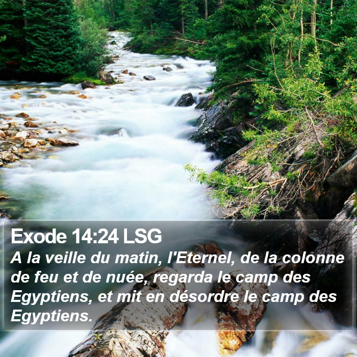 Exode 14:24 LSG Bible Study