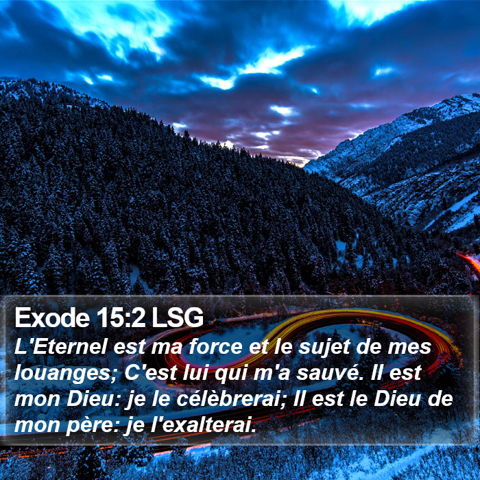 Exode 15:2 LSG Bible Study