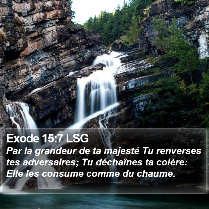 Exode 15:7 LSG Bible Study