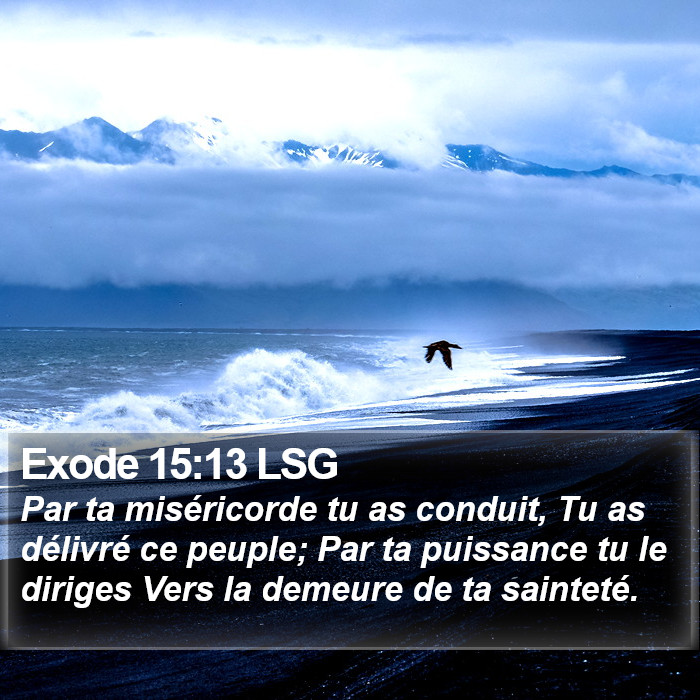 Exode 15:13 LSG Bible Study