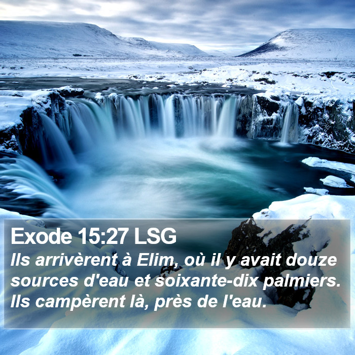 Exode 15:27 LSG Bible Study