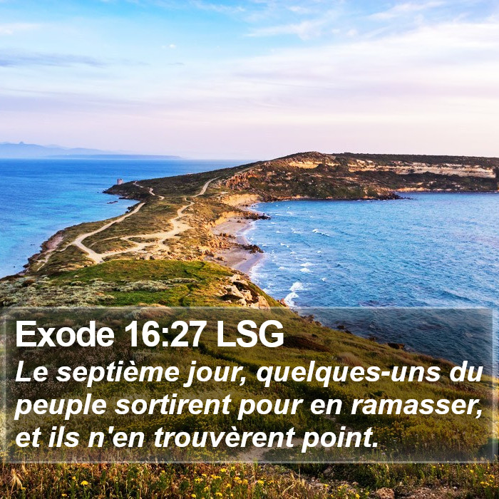 Exode 16:27 LSG Bible Study