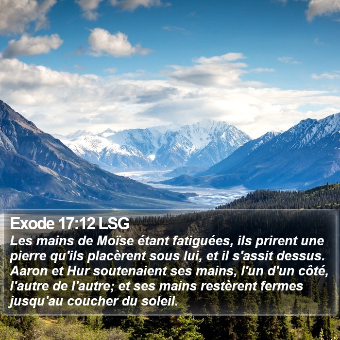 Exode 17:12 LSG Bible Study