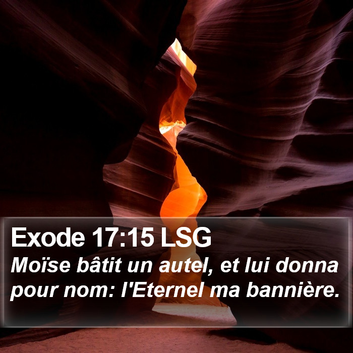 Exode 17:15 LSG Bible Study
