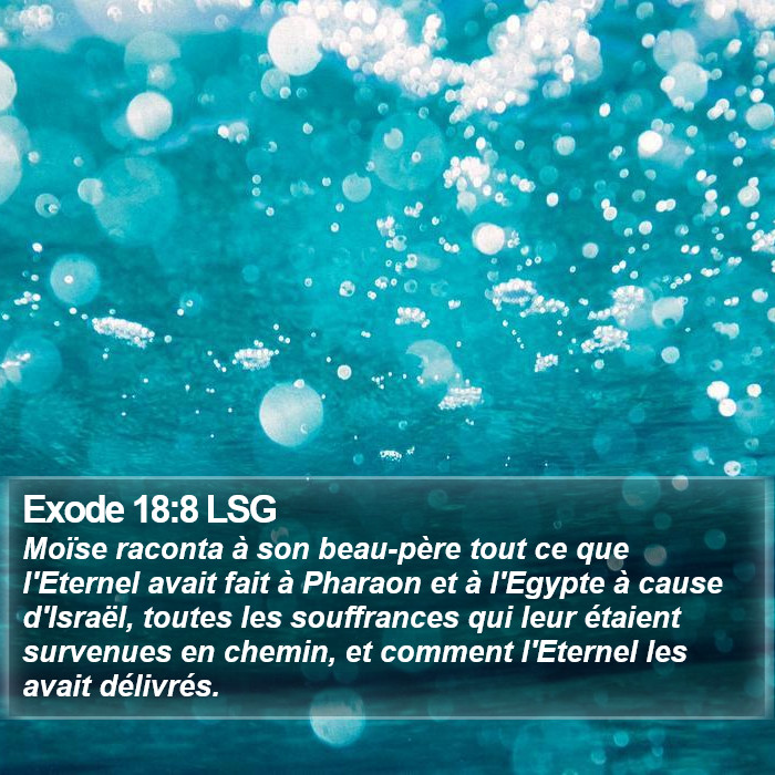 Exode 18:8 LSG Bible Study