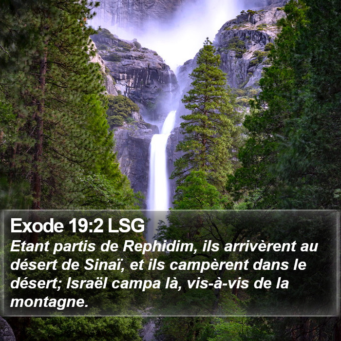 Exode 19:2 LSG Bible Study