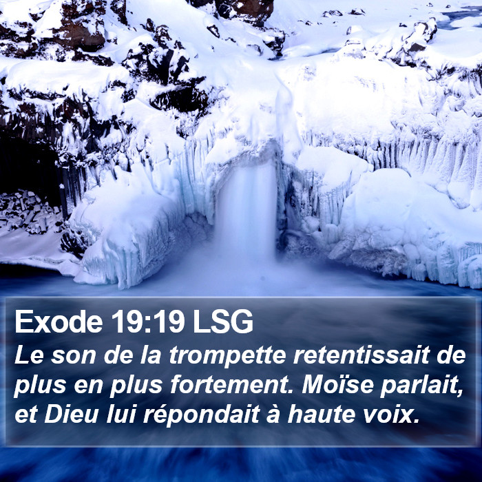 Exode 19:19 LSG Bible Study