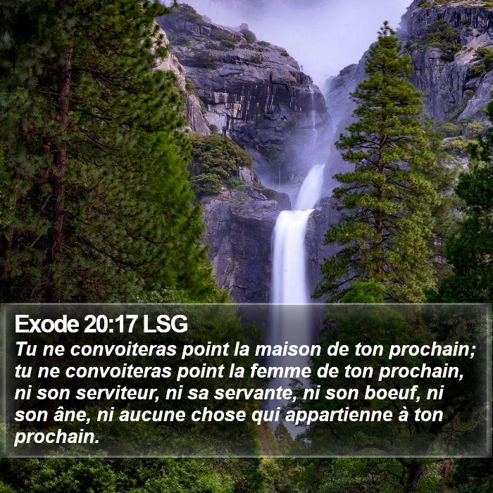 Exode 20:17 LSG Bible Study