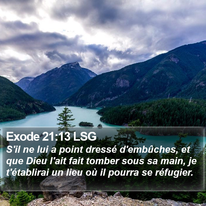 Exode 21:13 LSG Bible Study