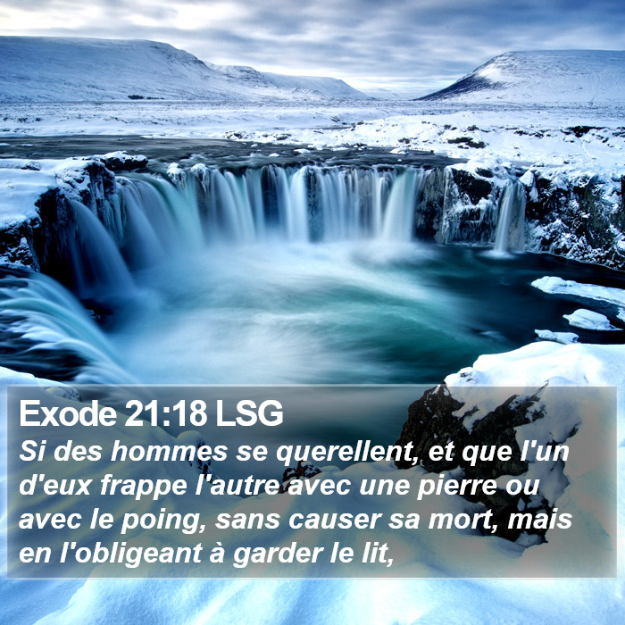 Exode 21:18 LSG Bible Study