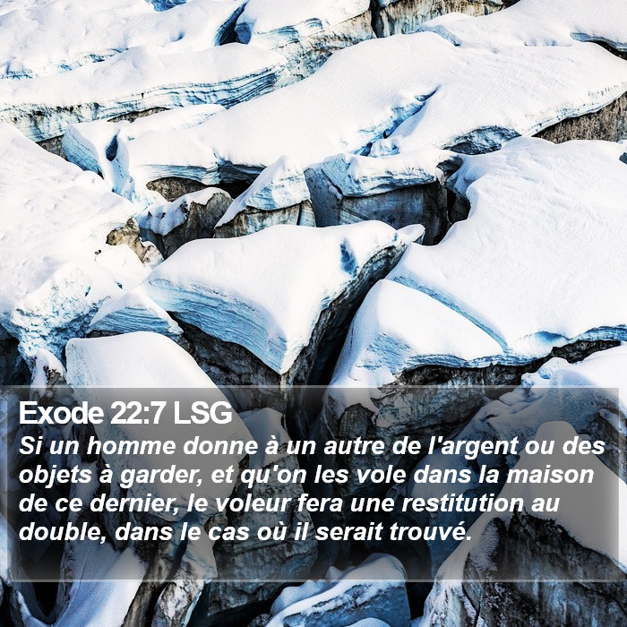 Exode 22:7 LSG Bible Study