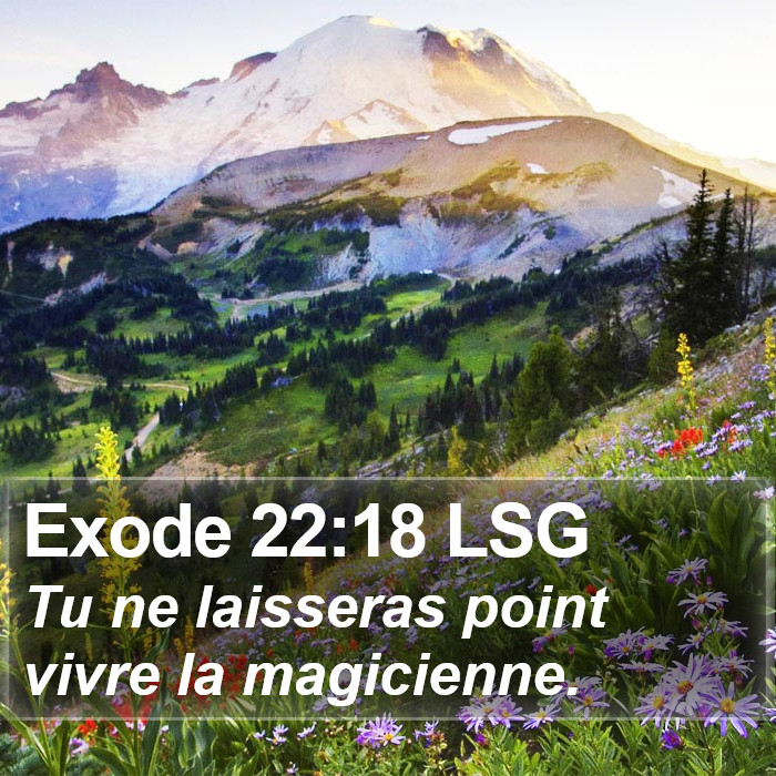 Exode 22:18 LSG Bible Study