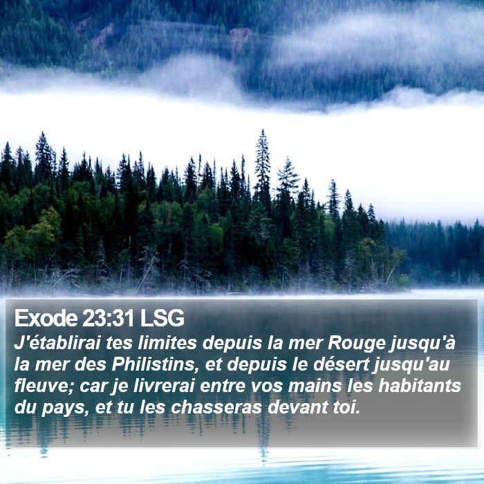 Exode 23:31 LSG Bible Study
