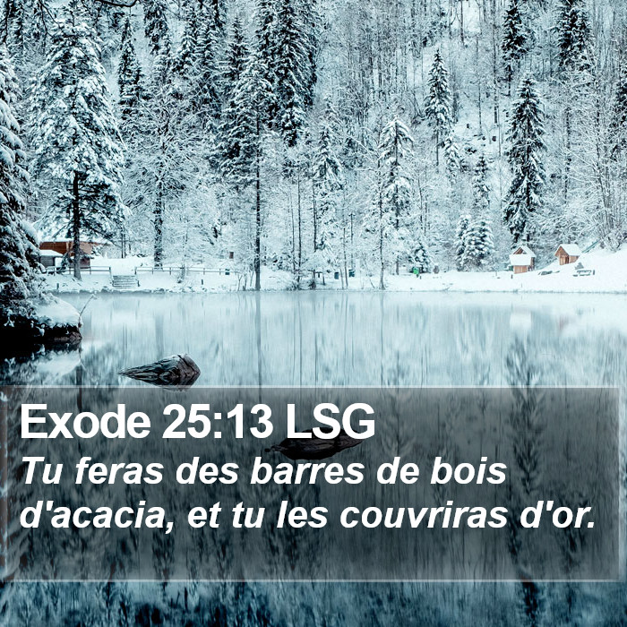 Exode 25:13 LSG Bible Study