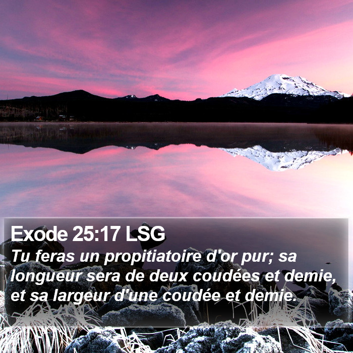 Exode 25:17 LSG Bible Study