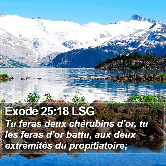 Exode 25:18 LSG Bible Study