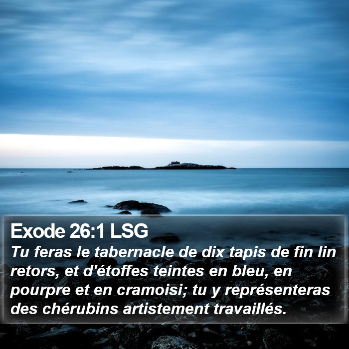 Exode 26:1 LSG Bible Study