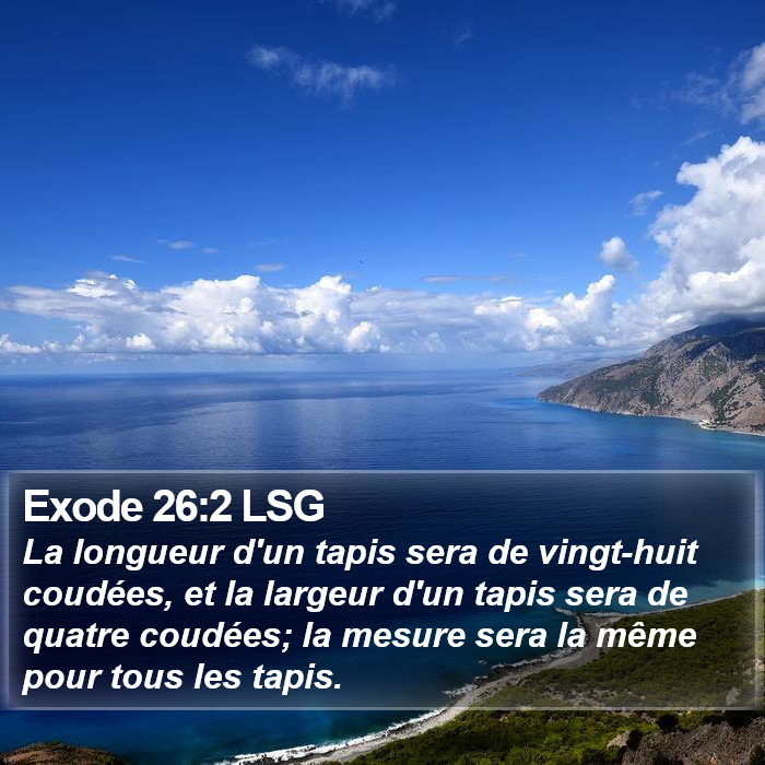 Exode 26:2 LSG Bible Study