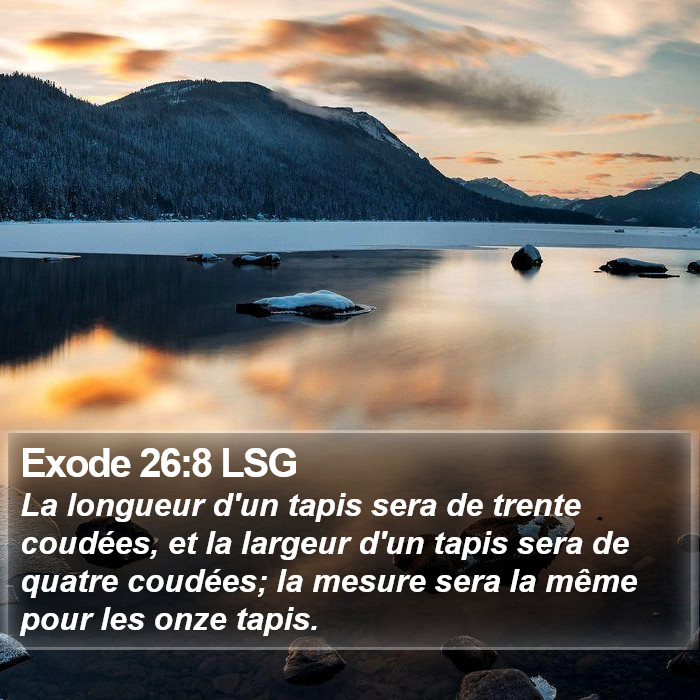 Exode 26:8 LSG Bible Study