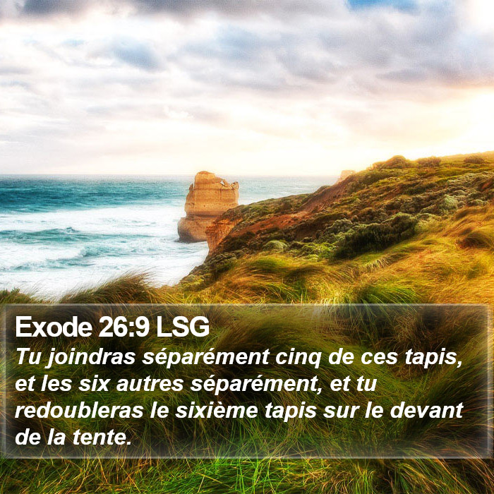 Exode 26:9 LSG Bible Study