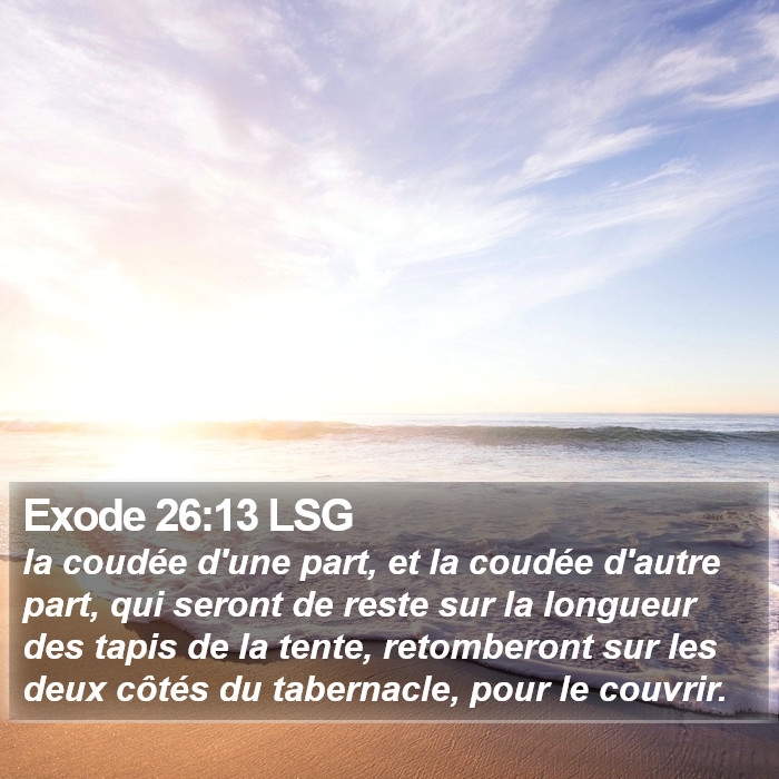 Exode 26:13 LSG Bible Study