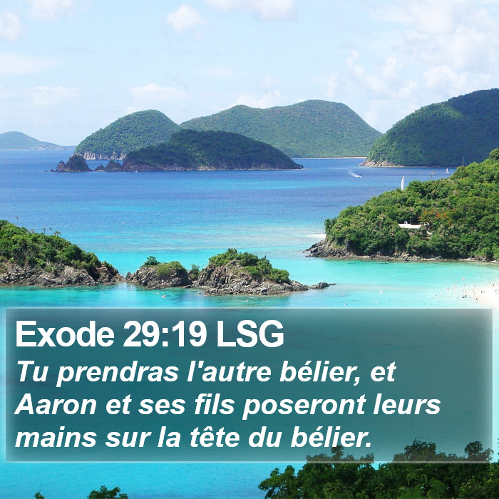Exode 29:19 LSG Bible Study