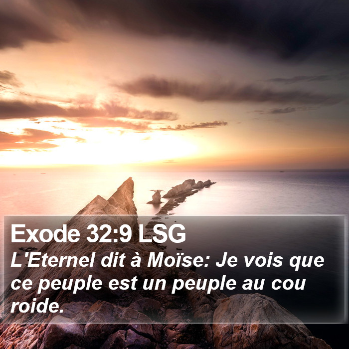 Exode 32:9 LSG Bible Study