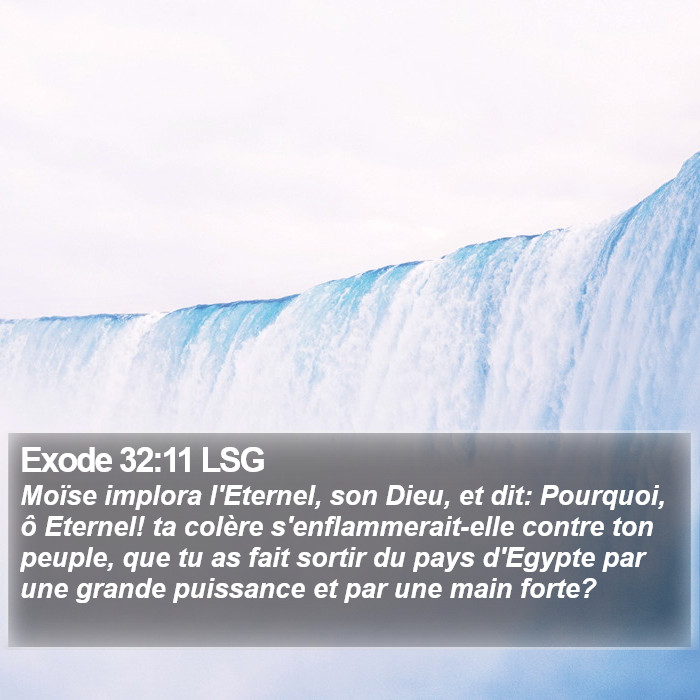 Exode 32:11 LSG Bible Study