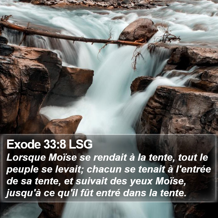 Exode 33:8 LSG Bible Study