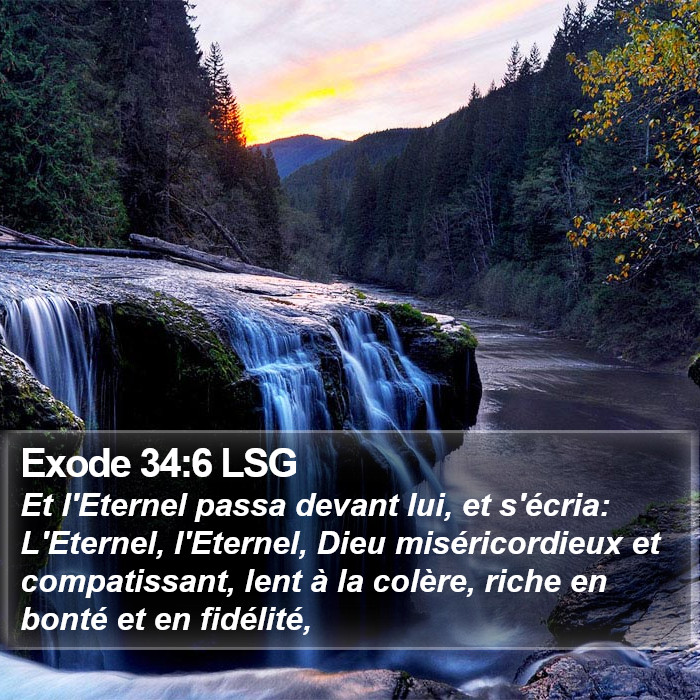 Exode 34:6 LSG Bible Study