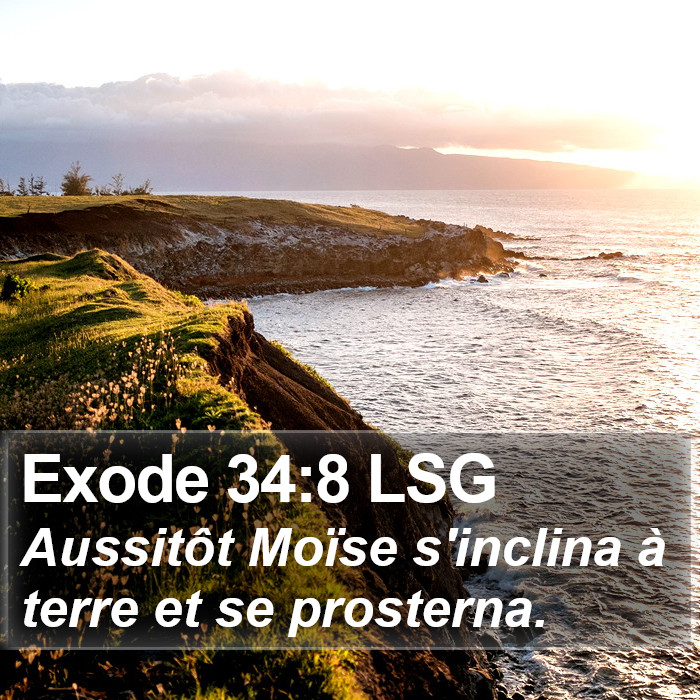 Exode 34:8 LSG Bible Study