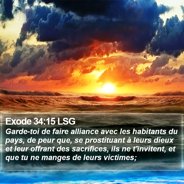 Exode 34:15 LSG Bible Study