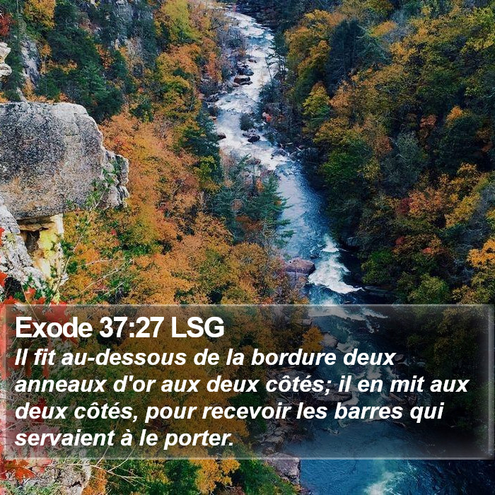 Exode 37:27 LSG Bible Study