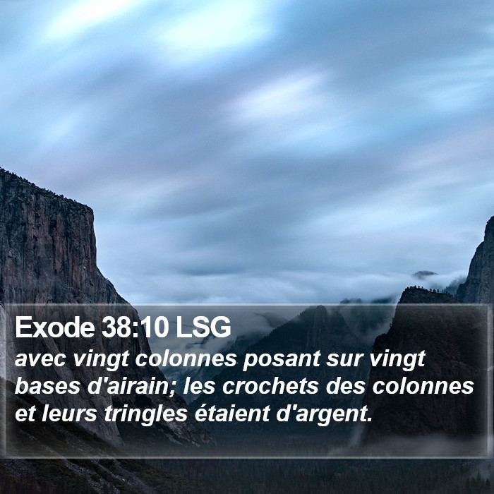 Exode 38:10 LSG Bible Study