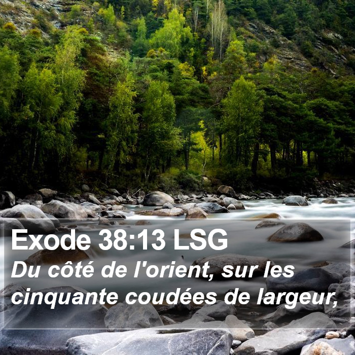 Exode 38:13 LSG Bible Study